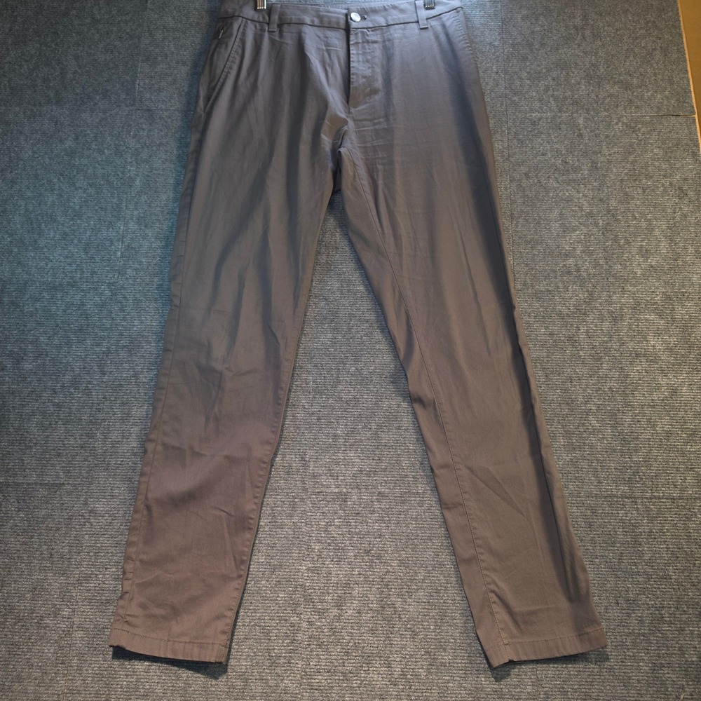 Birddogs Chino Pants Men 32x32 Grey Excellent Stretch Performance Golf Trousers